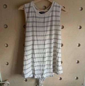 Miss me lace up tank